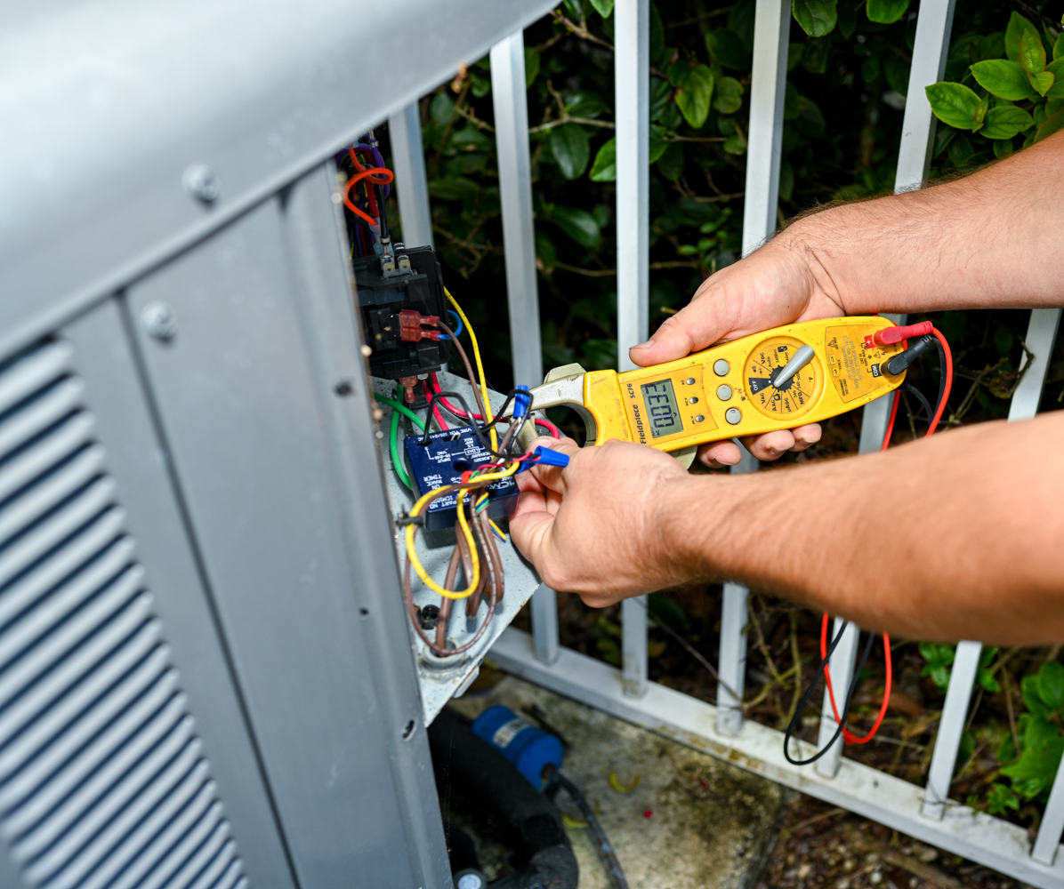 Air conditioning unit installation