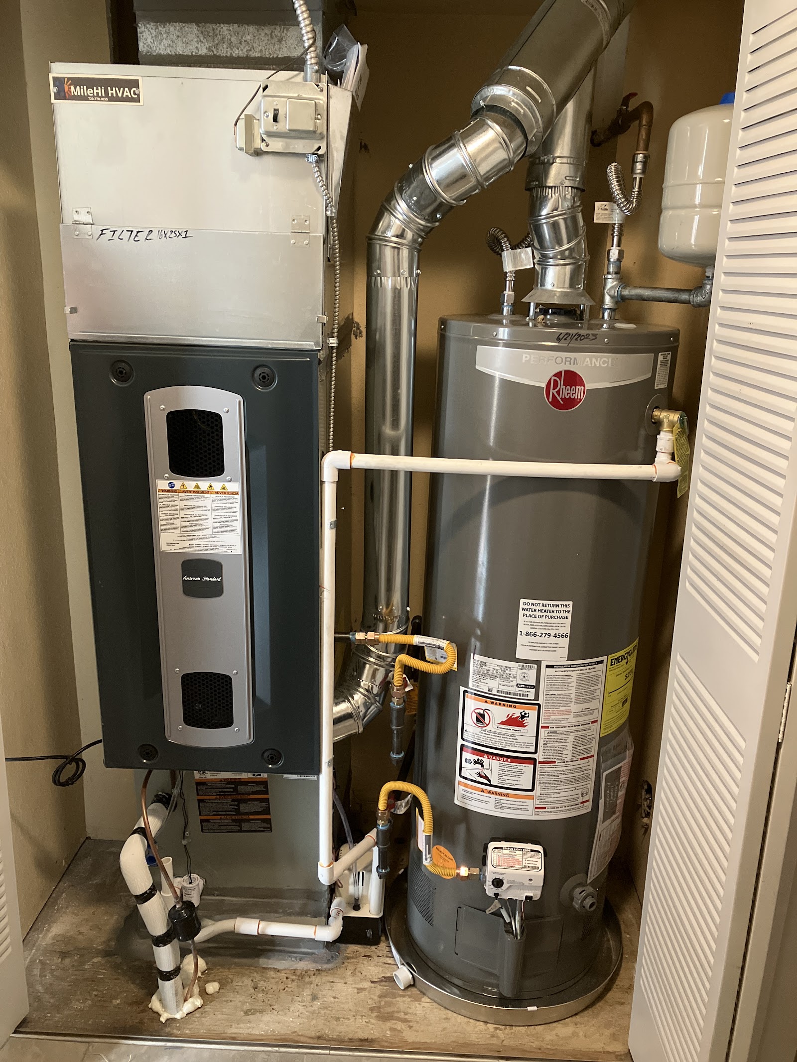 MileHi HVAC technician on site in Denver